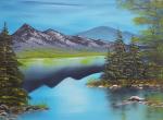 Bob Ross Bergspiegelung